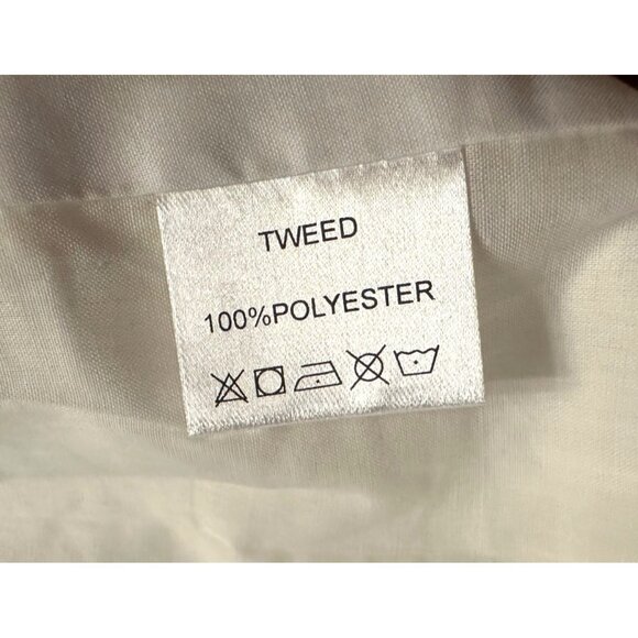 Taylor Tillman Double Breasted Sleeveless Mini Dress Notch Collar White Womens L - Picture 6 of 7